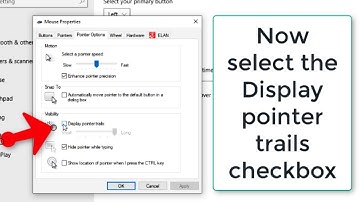 How to Display or Hide Mouse Pointer Trails in Windows 10