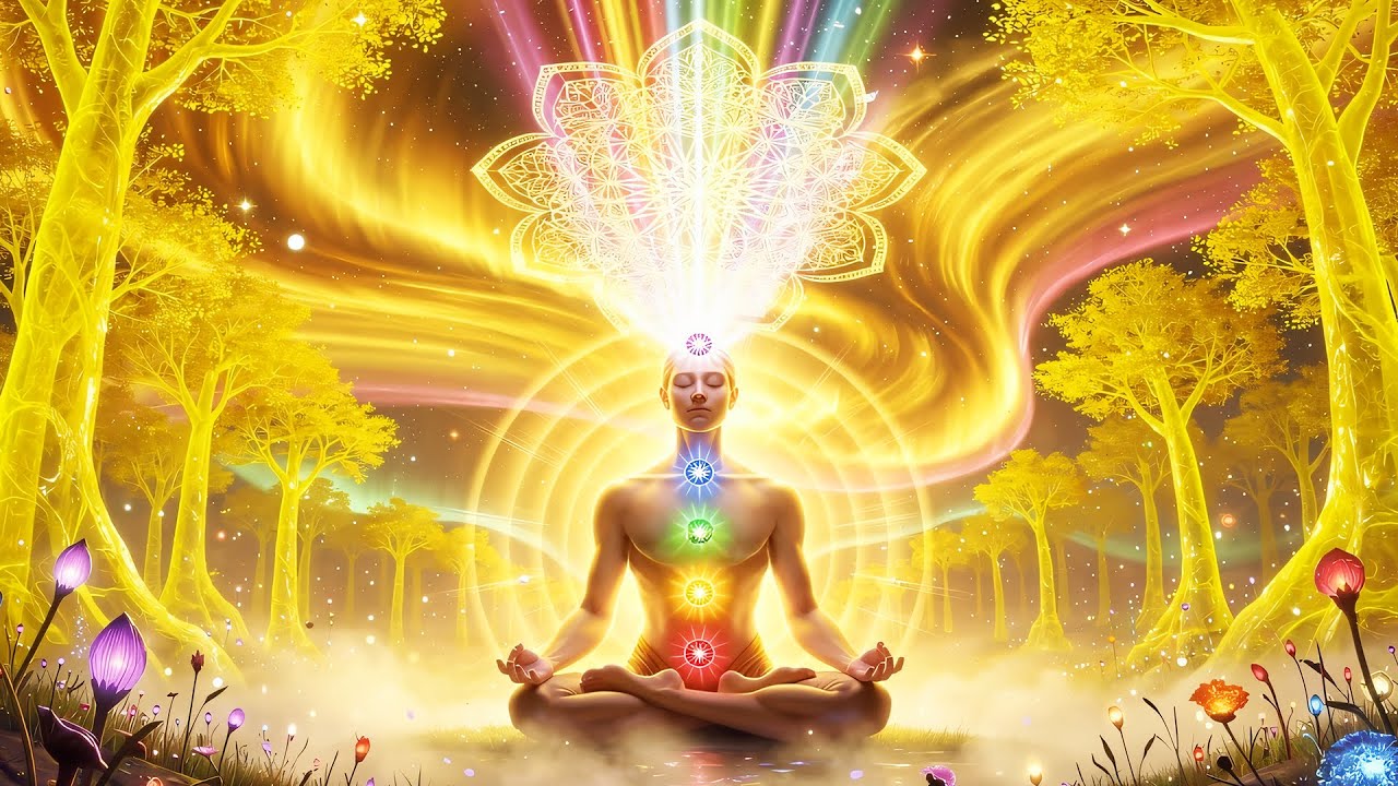 Быстрое очищение 7 чакр, притягивает чудеса, устраняет все повреждения тела, целительная частота.