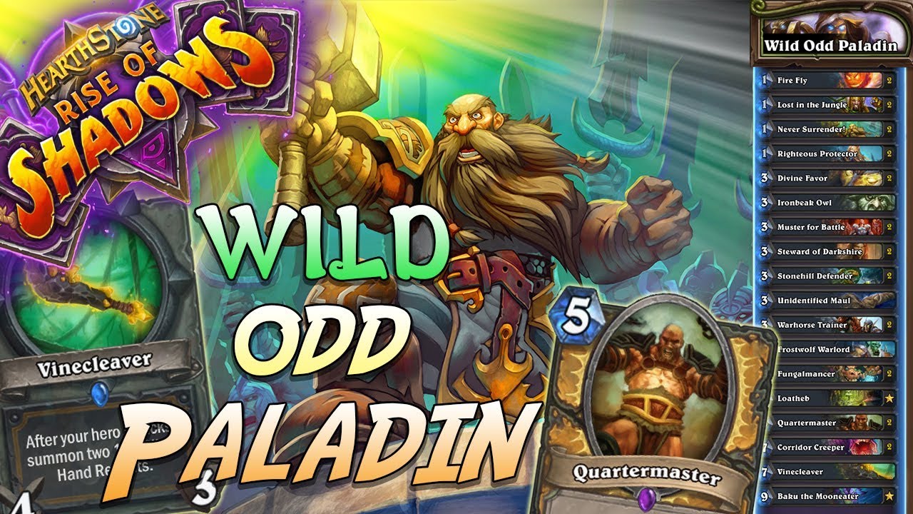 Wild Odd Paladin Deck | Rise of Shadows | Hearthstone