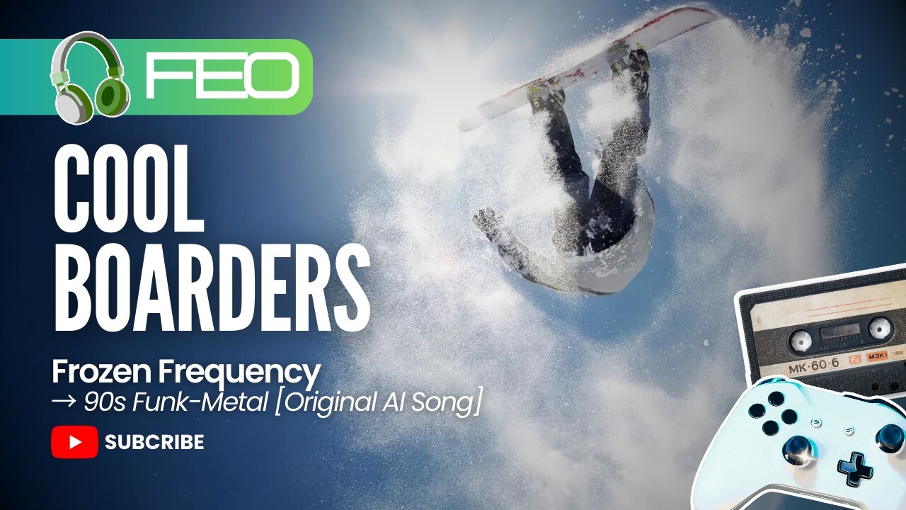 COOL BOARDERS | Frozen Frequency | 90s Folk-Metal (Original Song)
