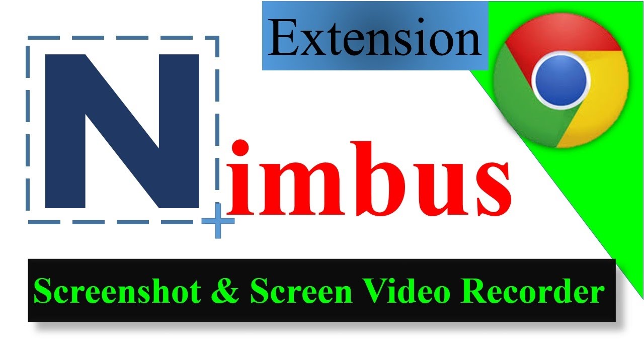 donor cheese shovel Nimbus Screenshot & Screen Video Recorder:Google Chrome Extention - YouTube