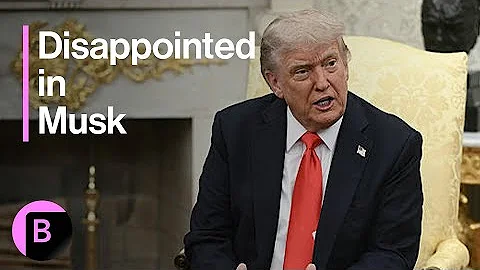 Trump Says He's Very Disappointed in Elon Musk