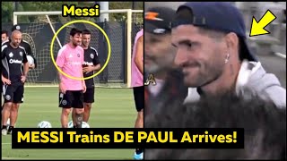 🔥MESSI Back in Training as DE PAUL Heads to Miami vs Cincinnati