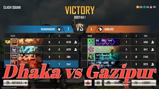 Clash_Squad || 4 vs 4 || Custom game play || Dhaka vs Gazipur screenshot 5