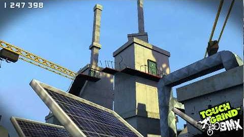 Touchgrind bmx Skyline-how to beat the illusion labs record - Touchgrind BMX