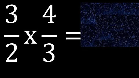 3/2 times 4/3 . multiplication of fractions . 3/2 x 4/3
