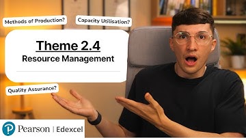 Theme 2.4 – Resource Management | Edexcel A-Level Business (Revision)