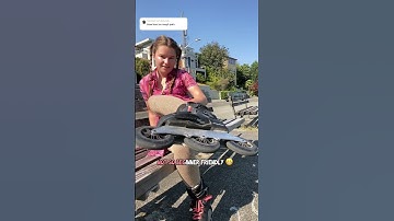 This is how to skate on a rough path! 😬 #rollerblading #tips