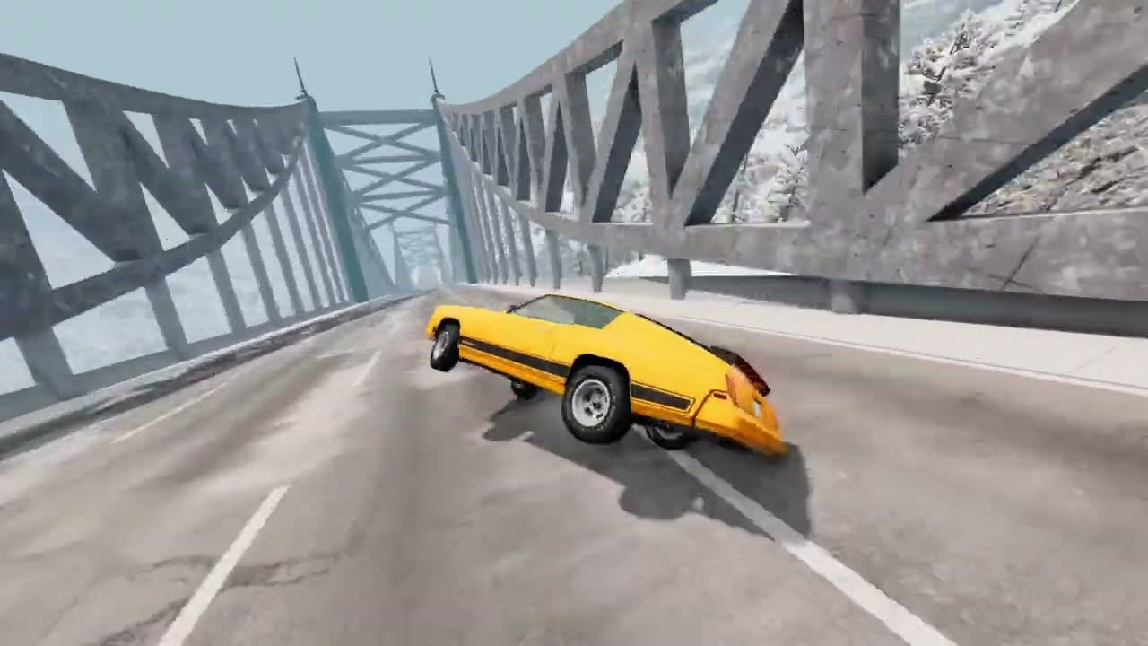 Full Throttle INSANE Long Downhill Mayhem! | BeamNG.drive Epic Crashes & Speed Test #5