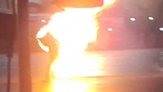 Burning man firewalk