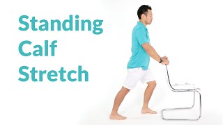 How to Perform a Standing Calf Stretch
