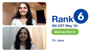 Rank 6, INI-CET, Dr. Jaee (Plan C) on how getting questions wrong in GT motivated her to do better.