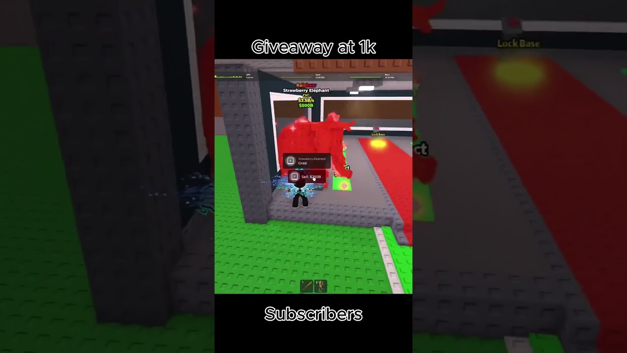 Strawberry elephant giveaway at1ksub🔥☠️ 