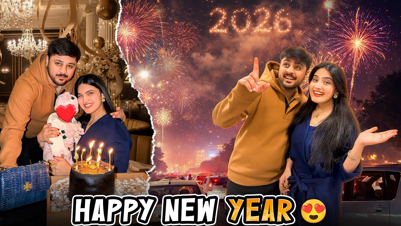 NEW YEAR ROADS PY CELEBRATE KERNA PAR GYA 🤩 | 2025 Ki Sab Sy Best Blessing 😍 | Welcome 2026 ♥️