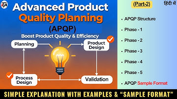 APQP Explained: Advanced Product Quality Planning Step by Step I Part-2