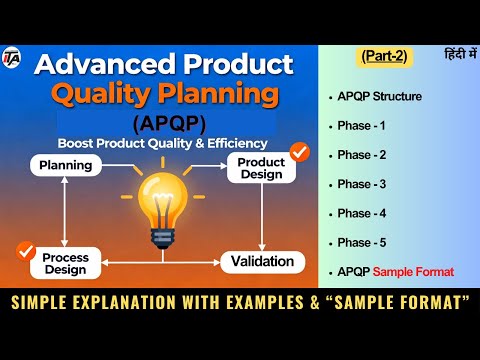 APQP Explained Advanced Product Quality Planning Step by Step I Part-2