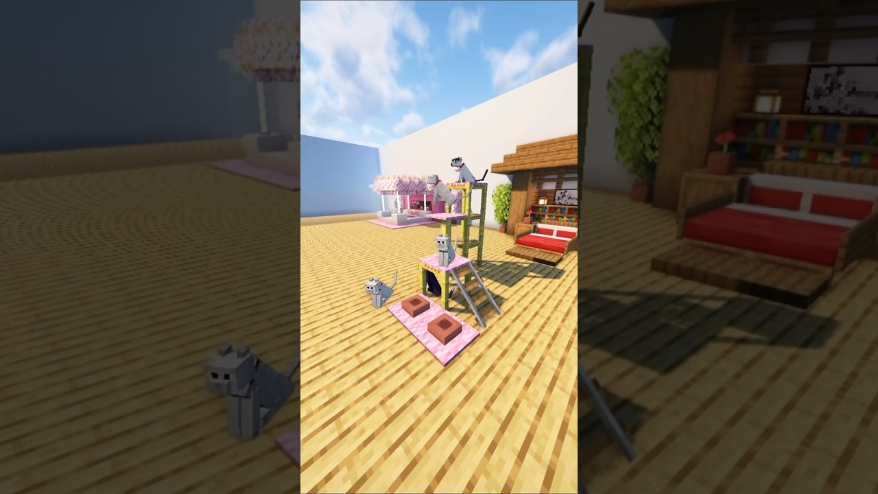 Minecraft Cat Tree 