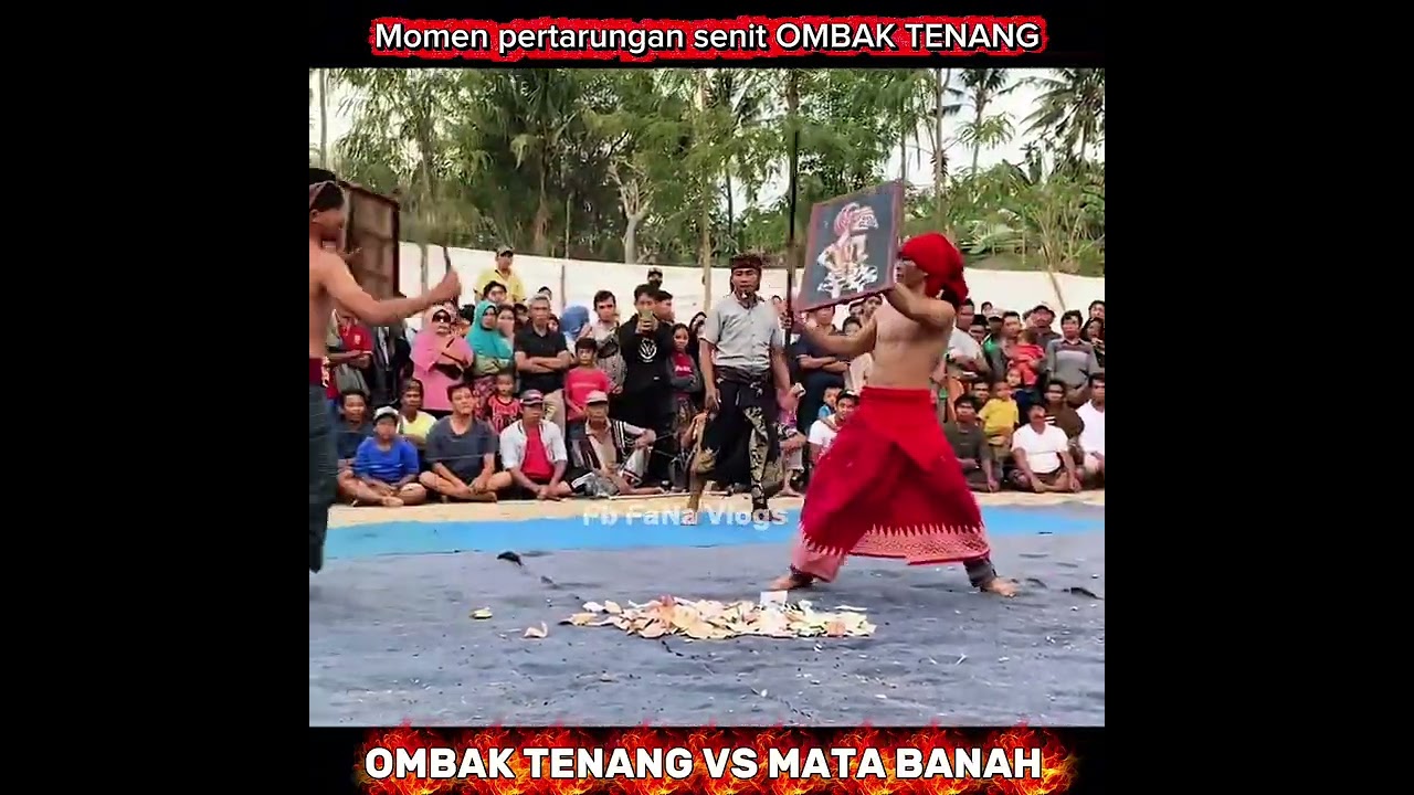 PERTARUNGAN SENGIT antar OMBAK TENANG VS MATA BANAH 