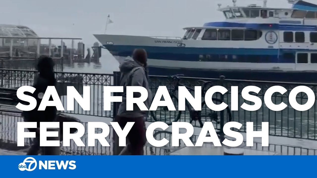 DRAMATIC: Ferry crashes into dock in San Francisco