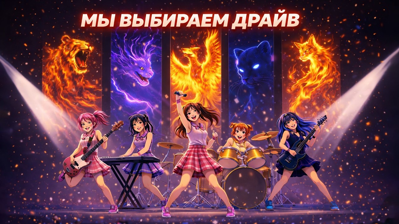 Мы выбираем драйв  - видеотекст песни Мариники Лазаревой