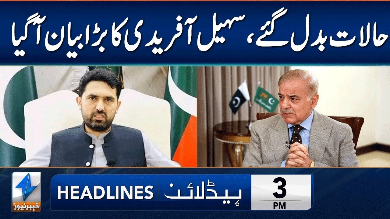 Sohail Afridi Big Statement | Headlines 3 PM | 9 March 2026 | Khyber News | KA1S
