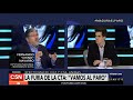 Iván Carrino con el Chino Navarro y Ximena Rattoni
