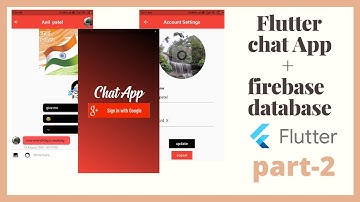 Flutter Chat Application using Firebase Database part 2(cannecting to firebase).#chatApplication