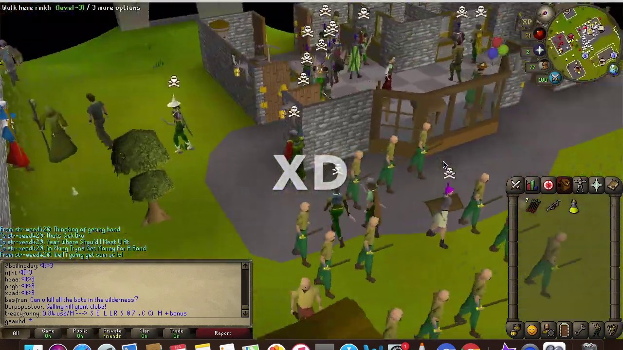 42 Combat Rune 2h - OSRS F2P Pking (Gaawhd) - YouTube