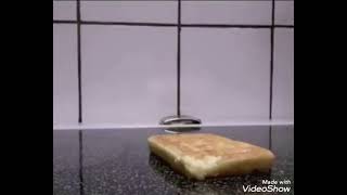 Waffle falling over [reversed] but it's a spiderman reference