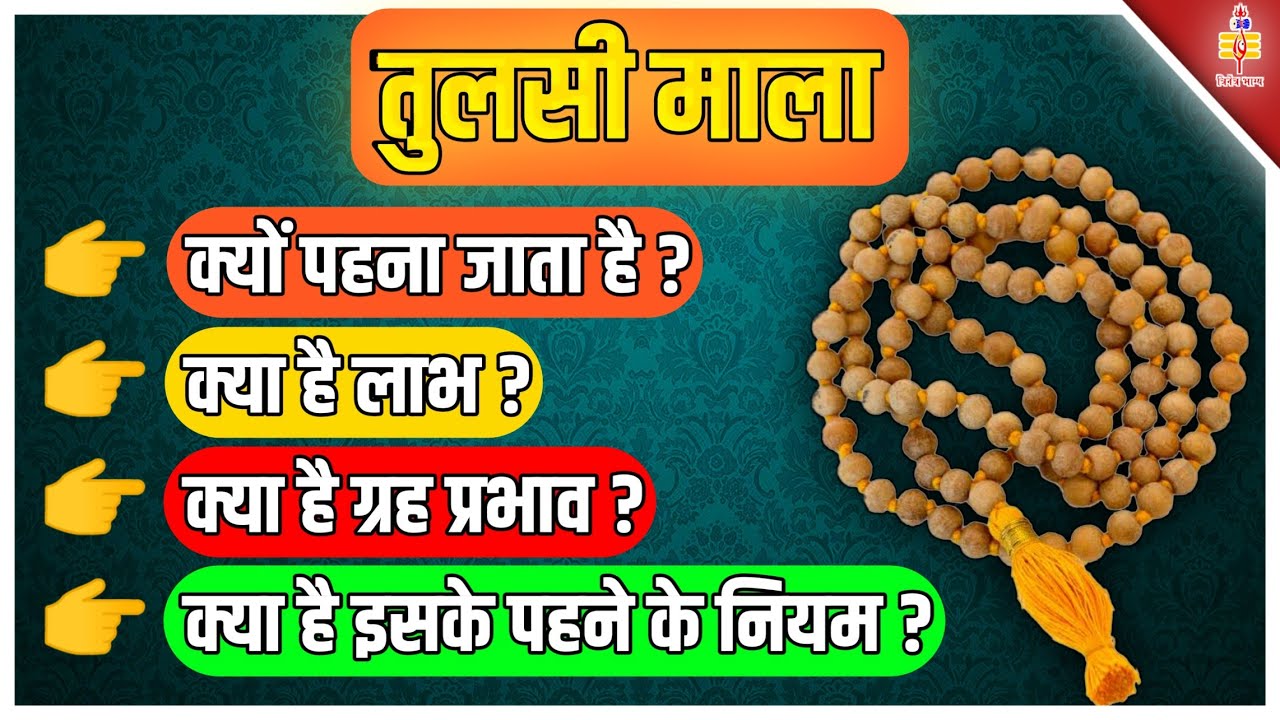 तुलसी माला क्यों पहनी जाती है इसके लाभ ग्रह प्रभाव और नियम जानिए #trinetrabhagya