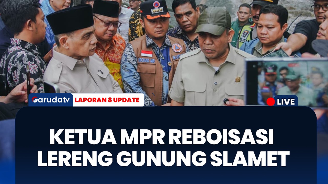 Ketua MPR Ahmad Muzani Akan Tata Ulang Wisata Guci Pasca Banjir Bandang | LAPORAN 8 UPDATE