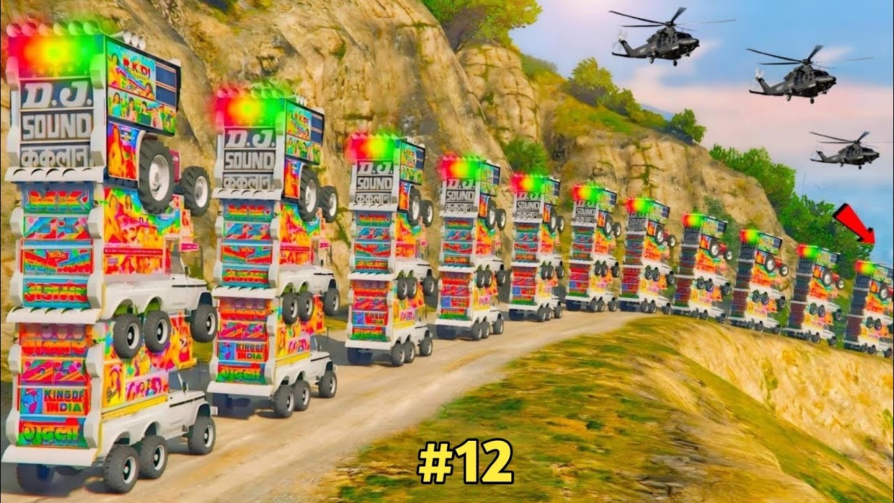 GTA-5 मोटू और पतलू कालिया बंदरो ने 1000.6x6 RK डीजे चोरी कर लिए ?😲😫😳 Story video With Kamla Ghost