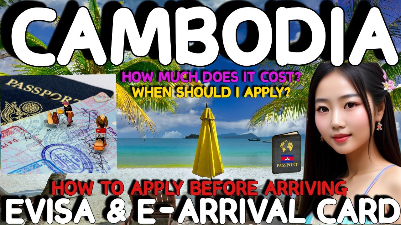 How To Apply For A TOURIST VISA & E-ARRIVAL CARD In Cambodia 🇰🇭 | 4K ...