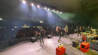 Ted Nugent joins Tim Montana and band in Abilene to perform “Cat Scratch Fever”.