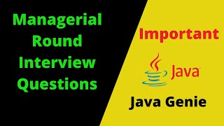 Managerial Round Interview Questions | Behavioral Interview Questions And Answers | Java Genie screenshot 3