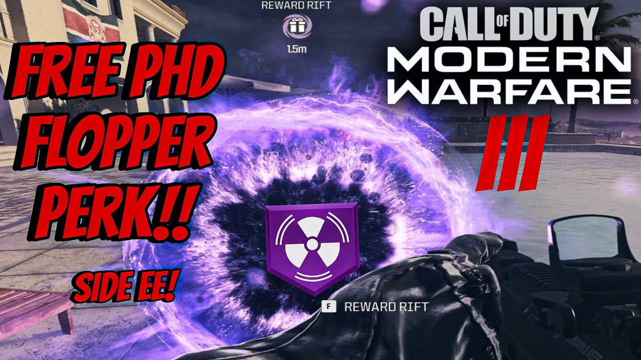 FREE PHD FLOPPER PERK MW3 SIDE EASTER EGG!! - YouTube