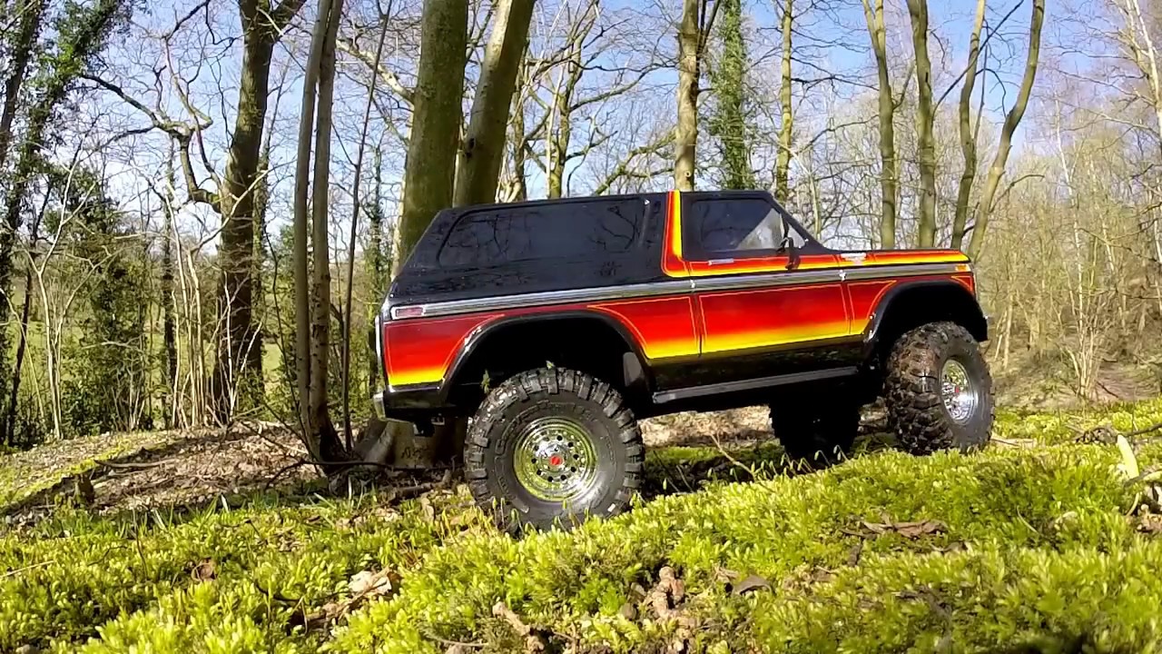 TRAXXAS TRX4 BRONCO VS GMADE SAWBACK TRAILER