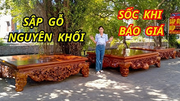 Báo Giá 4 Mẫu Sập Gỗ Nguyên Khối | Sập Gụ Đẹp Giá Rẻ Tận Gốc | Sập Gụ Lào #sapgu