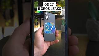Abonne-toi 🫶 IG : micka_lvl - TikTok : speedou.tech #ios27 #iphone #apple #ios #iphonepliant
