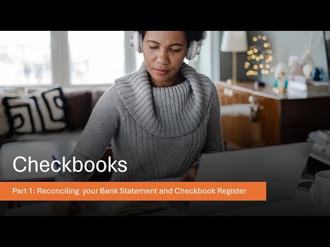 Unit 1 Checkbook Reconciliation with Statements - YouTube