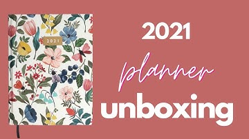 2021 Planner Unboxing and Flip through - The Ink Bucket Florence Planner