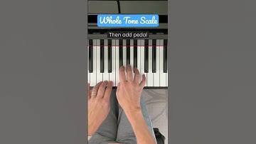 Whole tone scale piano tutorial