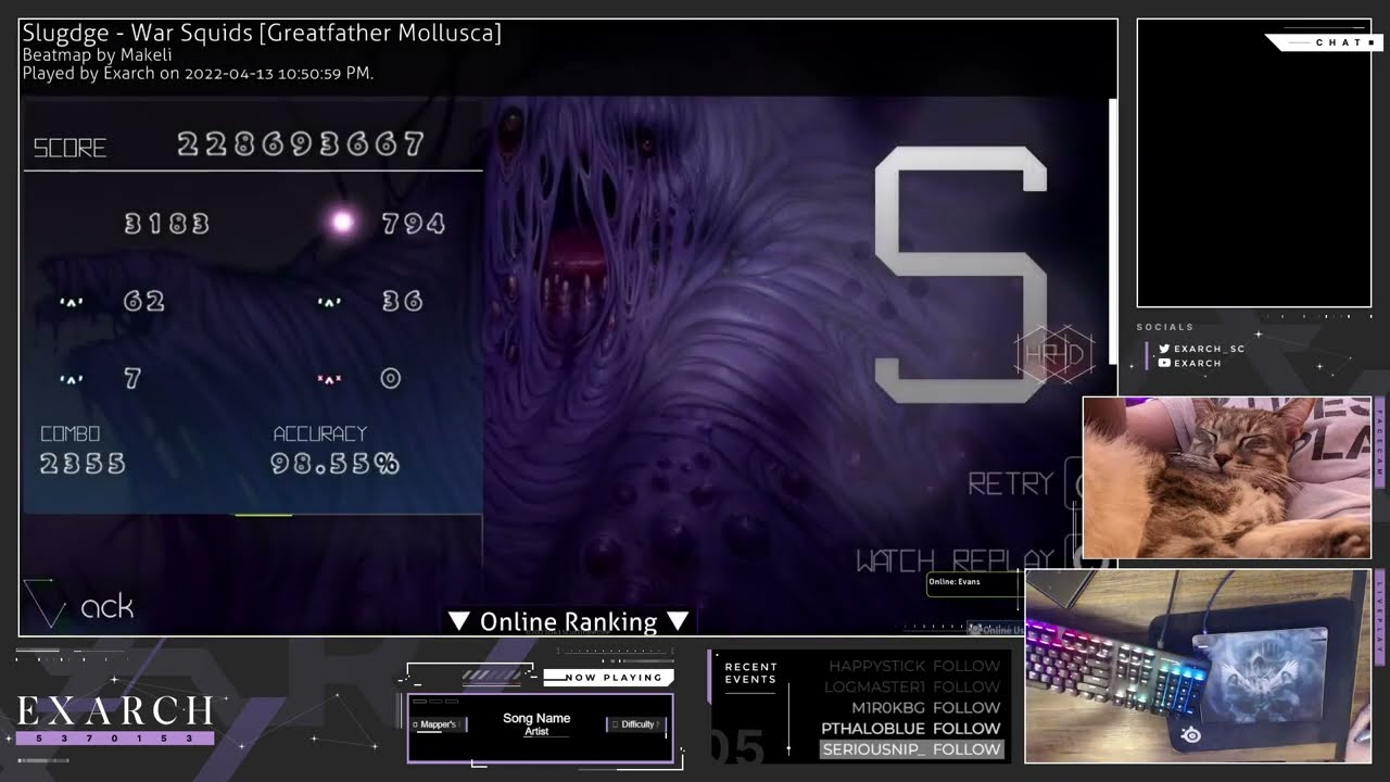 Slugdge - War Squids [Greatfather Mollusca] +HDHR 98.55% S rank Liveplay