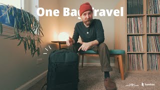 One Bag Travel | Minimalist Pack With Me | Tomtoc UrbanEX T77