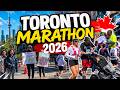 Toronto Marathon 2026 | Streets Packed with Runners and Spectators Watch 4K