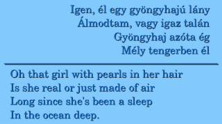 Omega - Gyöngyhajú lány / Pearls in her hair (hungarian / english lyrics)