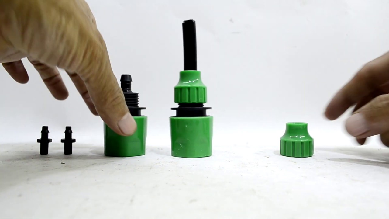 Quick Connector selang air untuk penyiram tanaman dan washer tekanan tinggi