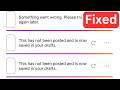 Instagram Reels Upload Problem | Instagram This Has Not Been Posted And Is Now Saved In Your Drafts