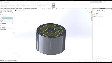Solidworks 2018  Revolved Cut