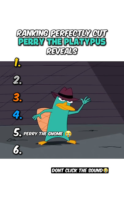 Ranking Perry The Platypus Reveals 😭